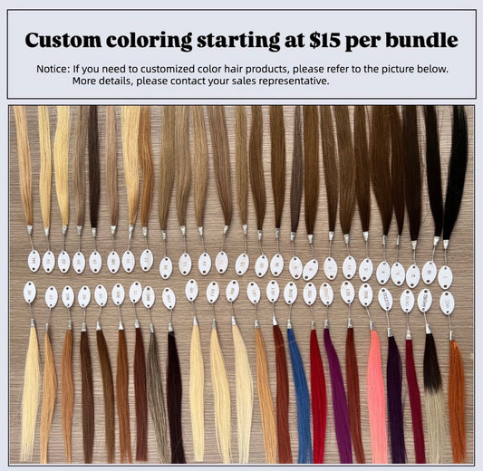 Custom coloring service