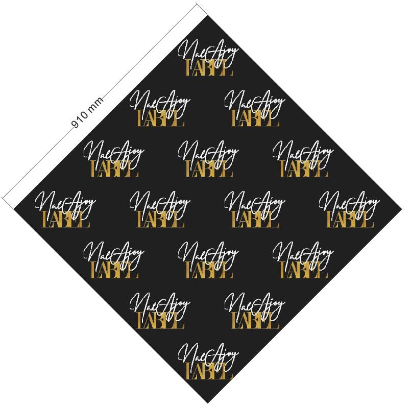 Silk hair scarf